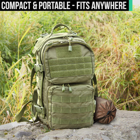 Woobie Blanket Poncho Liner - Insulated Thermal Camping Blanket, Waterproof Army Gear & Military Blanket