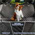 JSTHT Dog Car Seat Cover for Back Seat Waterproof Bench Seat Cover Protector Nonslip Durable Soft Pet Dog Back Seat