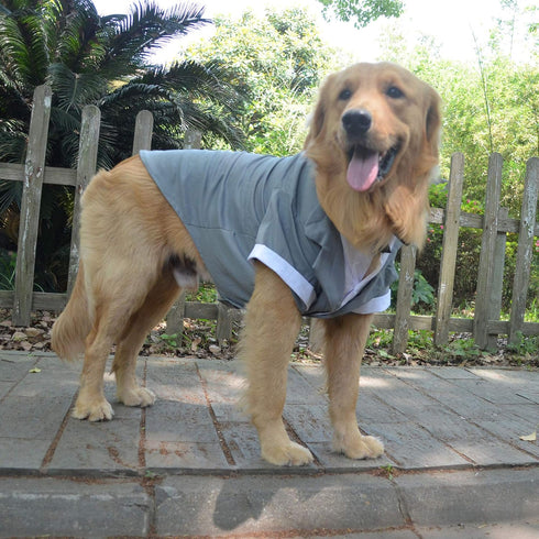 Lovelonglong Pet Costume Dog Suit, Formal Tuxedo with Black Bow Tie for Small Size Dogs, Gray