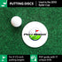 Golf Training Disk Accessories Pack, Putting Discs for Practice Aid, Made in USA
