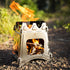 WoodFlame Ultra Lightweight Portable Camping Stove, Backpacking Wood Burning Stove with Carry Case