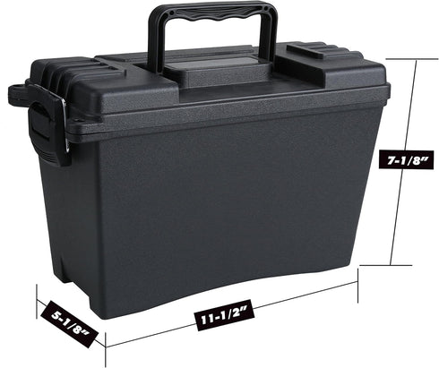Olympia Tools Plastic Field/Ammo Storage Boxes, Black, Model 84-404