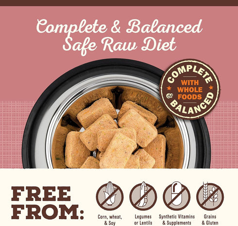Primal Freeze Dried Dog Food Nuggets, Turkey & Sardine; Healthy, Grain Free, High Protein Raw Dog Food, 14 oz