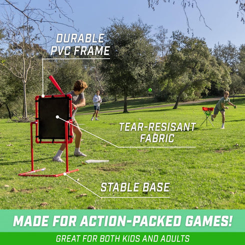 30x28 Inches GoSports Large Plastic Baseball Strike Zone Target - for Backyard Fun