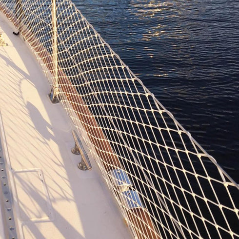 Boat Safety Lifeline Netting,Boat Netting Length-30 Feet Safe Banister Railing Nettings,Nylon Net.Keeping