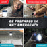 KIZEN Solar Camping Lantern - LED Emergency Flashlight, Collapsible Lamp, Rechargeable with Solar or Plug