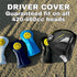 Funny Happy Smile Emoji Driver Headcovers | Smiley Face Club Covers with Rubber Magnet for Secure Positioning