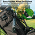 4 Oz- Caddy Splash Golf Club Brush Pro with Water- Heavy Duty Retractable Clip- Push Button for Easy Cleaning- Nylon