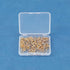 SUPERFINDINGS 300pcs Fishing Spinner Clevis, U-Shaped Brass Links for Lure Making Fishing Accessories