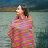 70'' 47'' Lucio Fabrics Unique Native Peruvian Throw - Vibrant Colors Lightweight Durable - Home,Yoga