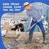 35" 64" Large Chicken Poop Scooper, Heavy Duty Chicken Coop Scoop for Sand, to Adjustable Stainless Steel Handle