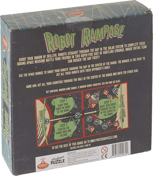 Mini Tabletop Pinball Game - Professor Puzzle Robot Rampage