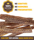 Beef Esophagus Dog Treats, Grass Fed, All Natural Jerky Chews, 12 Inch, 1 Pound Bag