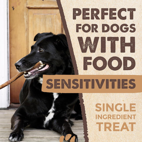 (6" 10 Pack) Mighty Paw Naturals Bully Sticks for Small & Medium Dogs - Grass Fed Beef Chews. Bully Sticks for Large