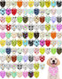 PET SHOW 100 Pack Dog Bandanas Bulk Seamless for Small Medium Dogs