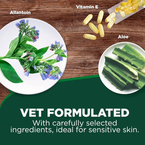 16 oz Vet's Best Hypo-Allergenic Shampoo for Dogs | Dog Shampoo for Sensitive Skin | Relieves Discomfort from Dry
