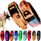 2-Inch Wide Tactical Dog Collar, Adjustable Military Style with Control Handle, Heavy-Duty Metal Buckle, USA Flag Patch