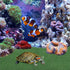 jojofuny Artificial Grass Turf, Turtle Basking Ramp, Aquatic Grass Lawn, Simulation Grass for Pet, Fish Tank Reptile Ramp Terrace Turtle Resting Basking Platform