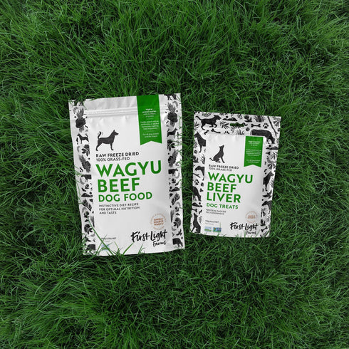 First Light Wagyu Beef Liver Dog Treats, 4oz for Dogs