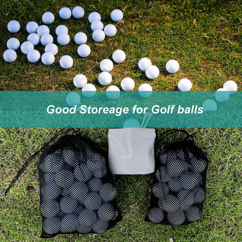 Golf Tee Pouch Bag | Zipper Golf Ball Bag & Accessory Pouch for Men