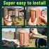 U0U 2 4 lb Pcs Salt Block Holder for Deer Blocks,Rust Resistant Mineral Block Holder,Salt Lick Block Holder for Horses