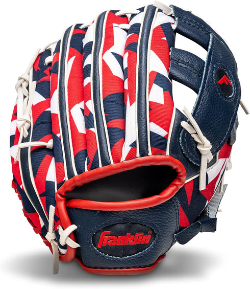 Franklin Sports Kids RTP Youth Baseball + Tball Glove for Boys + Girls