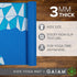 (60" 24" 3mm Gaiam Kids Yoga Mat Exercise Mat, Yoga for Kids with Fun Prints - Playtime for Babies, Active & Calm
