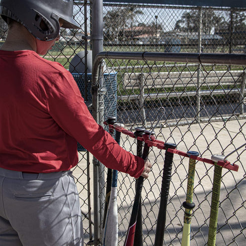 PowerNet Corbin Carroll Dugout Bundle | Baseball Softball Bat Fence Rack & Gear Hanger