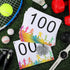6 7.5 Inch XunYee Running Bib Competitor Numbers with Safety Pins for Marathon Sports Competition Event Race Bibs Tear