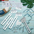 Pelopy 8" Top Bunk Bracket Kit for Boat Trailer, Swivel Bracket & Bolster Boards Sets with Hardware