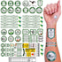 Golf Award Temporary Tattoos, Fun Gifts for Men, Women, Kids - Unique Golf Accessories