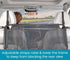 High Road Back Seat Barrier for Dogs - Car Divider for Dogs for Behind Front Seat - Padded Steel Frame with Heavy Duty