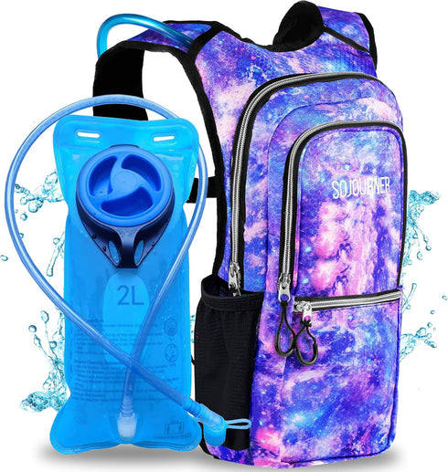 Sojourner Hydration Pack - Water Backpack with 2L Hydration Bladder, Festival Essential