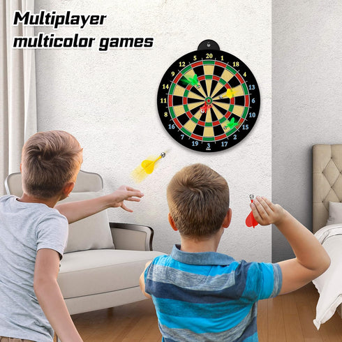 12pcs 5 6 7 8 9 10 11 12 Dart Board - Magnetic Darts - Excellent Indoor Game and Party Games - Gifts for Year Old Boy