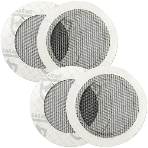 GEAR AID Tenacious Tape Mesh Patches for Repairing Holes in Tents, Bug Screens, 3” Rounds, 4 Patches