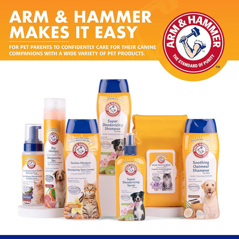 Arm & Hammer Tearless Puppy Shampoo, Gently Cleans & Deodorizes with Fresh Coconut Water Scent, 16 oz