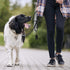SVD.PET Dog Poop Bag Dispenser, Retractable Waste Bag Holder, Lightweight with Stretchy Strap for Any Dog Leash (Black)