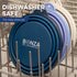 Large Collapsible Dog Bowl 1000 mL, Sturdy Reinforced Rim, Includes Carabiner & Water Bottle Holder Keychain, Black