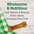 Nylabone Healthy Edibles Natural Dog Chews, Long Lasting Roast Beef & Chicken Flavor Treats, Small/Regular, 24 Count.