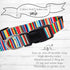 Lucky Love Dog Collar, Rainbow Stripes Pattern for Tiny Dogs, Comfortable Soft Hippie Collars, XS