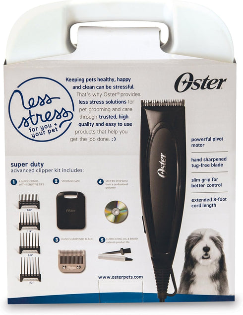 Oster Professional In-Home Dog Grooming Kit with Clipper & DVD