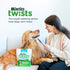 Minties Dental Twists for Dogs, Vet-Recommended Vanilla-Flavored Dental Chews for Tiny/Small Dogs, 12oz