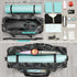 Yoga Mat Bag, 8-Pocket Gym Bag Fits 1/2" Thick Mat & Blocks, Detachable Straps, Large Tote for Women, Men