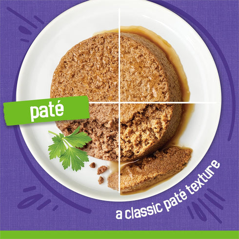 Pack 48 Purina Friskies Pate Wet Cat Food Variety Seafood and Chicken Pate Favorites - ct. Can