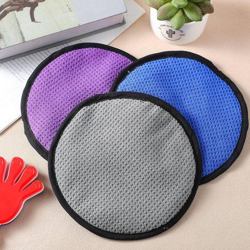 HunnmingRe 3 Shammy 3 Pcs Dual Sides Bowling Towel Leather Washable Microfiber Layers of Material Bowling Towel