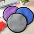 HunnmingRe 3 Shammy 3 Pcs Dual Sides Bowling Towel Leather Washable Microfiber Layers of Material Bowling Towel