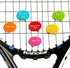 Tennis Vibration Dampener in Funny Zipper Gift Pack, Best Shock Absorber for Racket and Strings (Pack of 6)