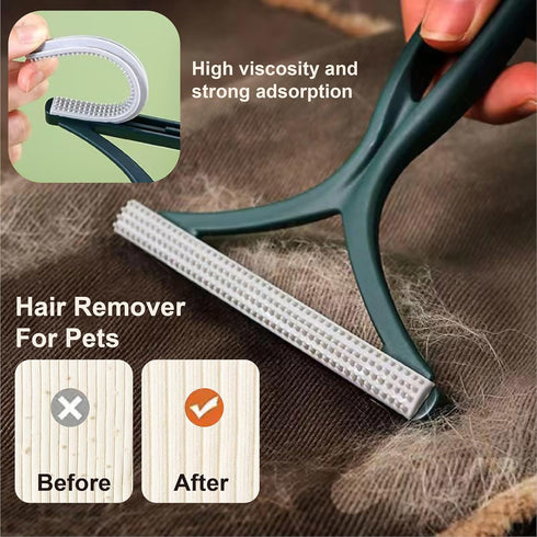 Rorodog 2-PCS Pet Hair Remover Gloves with A Hair/Lint Removal Tool, Reusable Magic Brush Pet Hair Removal Glove