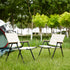 Set 2, 280lbs Portable Folding Camping Chair of NoblleSprout Lightweight Durable Compact Outdoor Travel Chairs