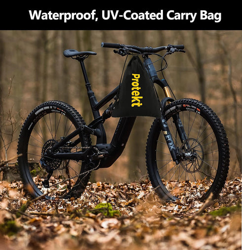 Protekt Bike Cover for 2-3 Bikes, Heavy Duty Outdoor Storage, Rain Dust Resistant, UV Coated Waterproof with Lock Holes